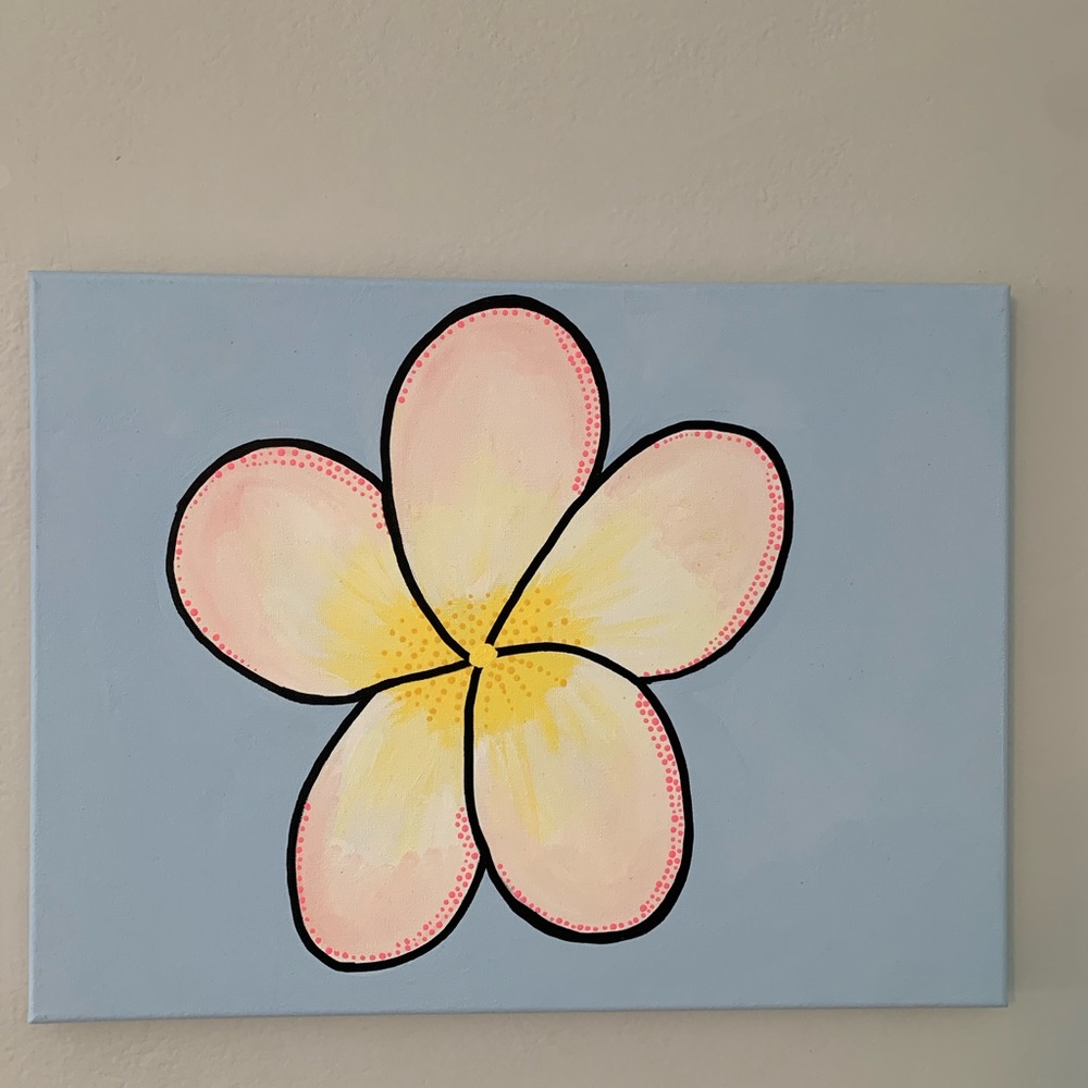 Plumeria Painting